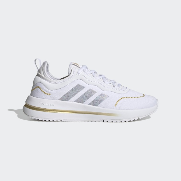 Adidas Chaussures De Course Confort Blanc