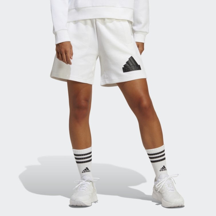 Adidas Future Icons Badge Of Sport Shorts Blanc