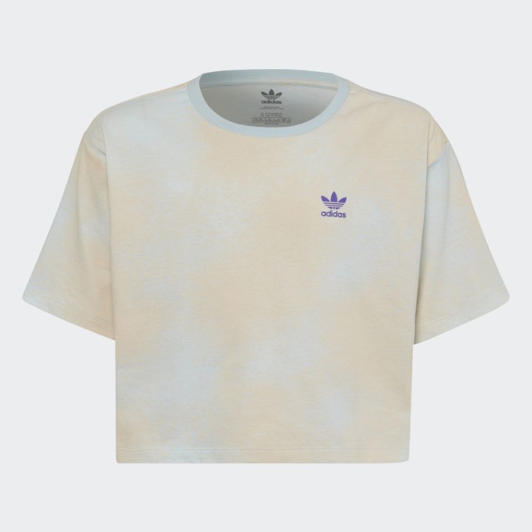 T-shirt Court Imprimé Graphique Adidas Bleu