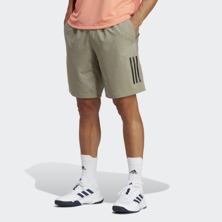 Short De Tennis Club 3-stripes Caillou Argenté Adidas