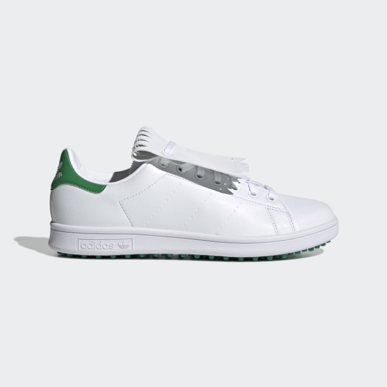 Adidas Stan Smith Primegreen édition Spéciale Chaussures De Golf Sans Crampons Blanc