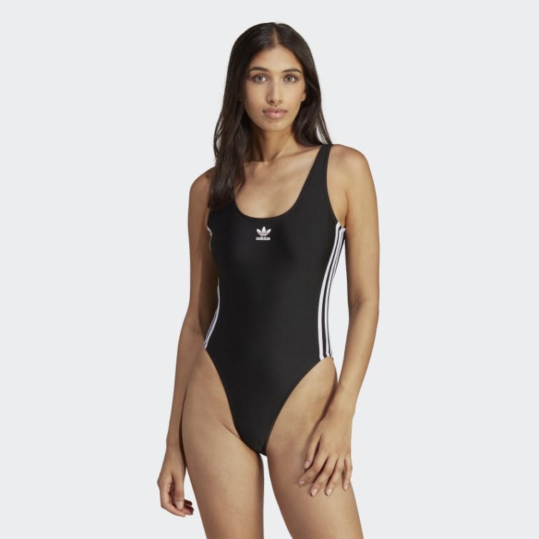 Maillot De Bain Adicolor 3 Bandes Noir Adidas