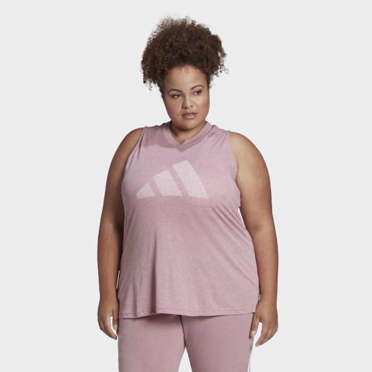 Adidas Future Icons Winners 3.0 Débardeur (taille Plus) Mauve Mel
