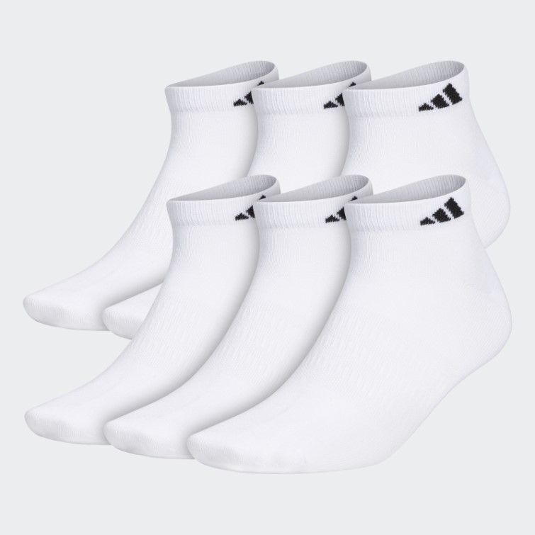 Chaussettes Basses Adidas Superlite Blanches 6 Paires