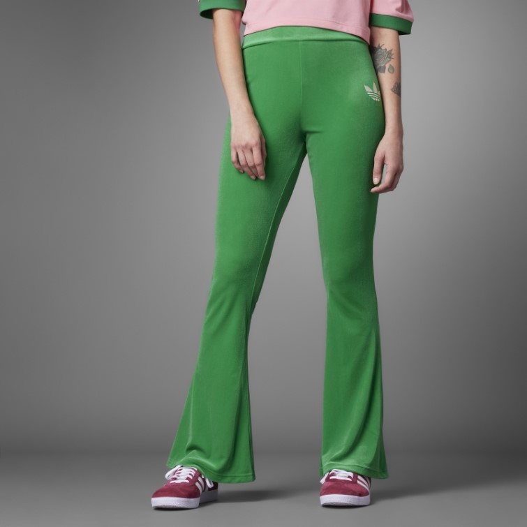 Legging Adicolor 70s Vert évasé Adidas