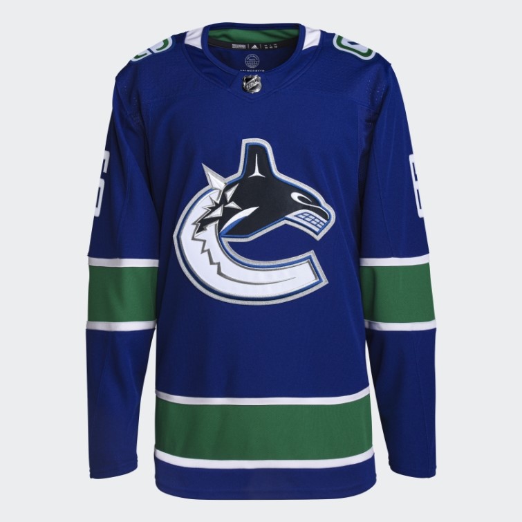 Adidas Canucks Boeser Maillot Domicile Authentique Royal