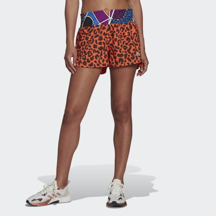 Adidas Short De Course Orange Rich Mnisi