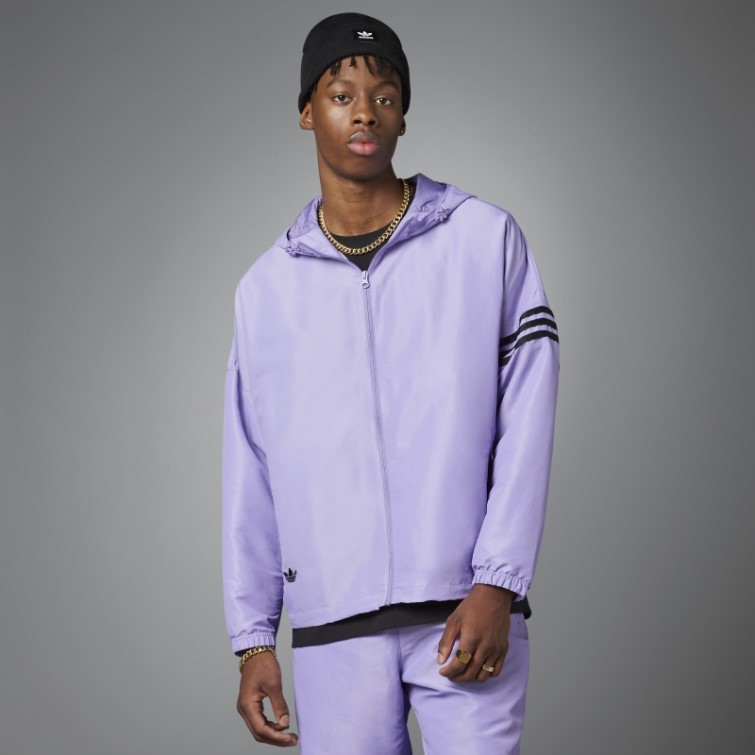 Adidas Coupe-vent Adicolor Neuclassics Lilas