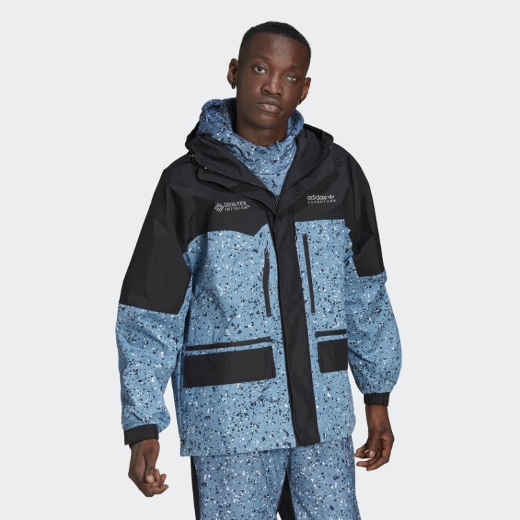 Multicolore Adidas Aventure Hiver Allover Print Gore-tex Veste Mode