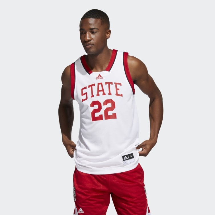 Maillot Wolfpack Swingman Blanc Adidas