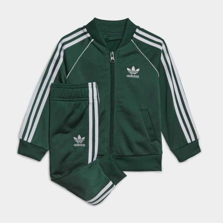 Adidas Adicolor Survetement Sst Vert Fonce