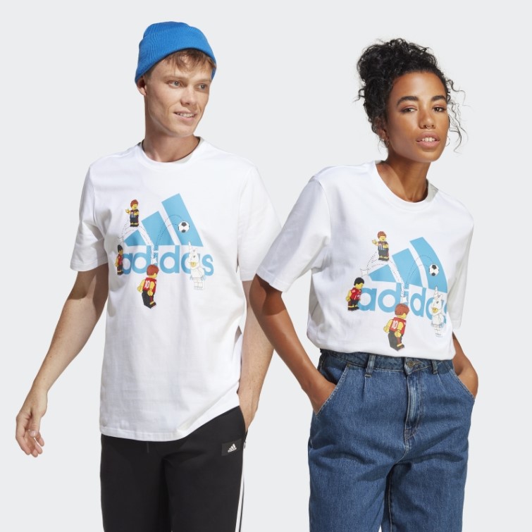 Adidas X Lego Soccer Badge Of Sport Graphique T-shirt Chaud
