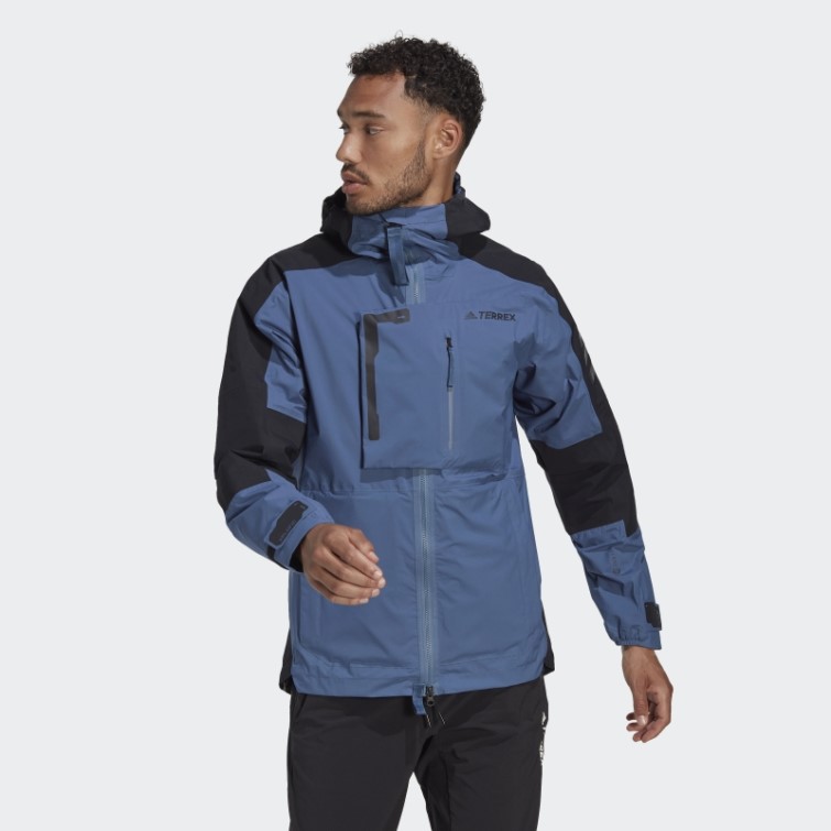 Adidas Terrex Xploric Rain.rdy Veste De Randonnée Acier