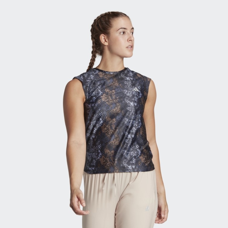 T-shirt De Course Rapide Adidas Fabriqué Avec De L'encre Plastique Parley Ocean