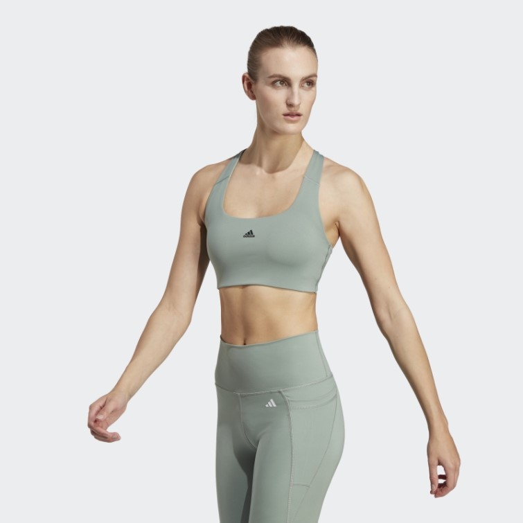 Soutien-gorge à Maintien Moyen Adidas Powerimpact Training Noir