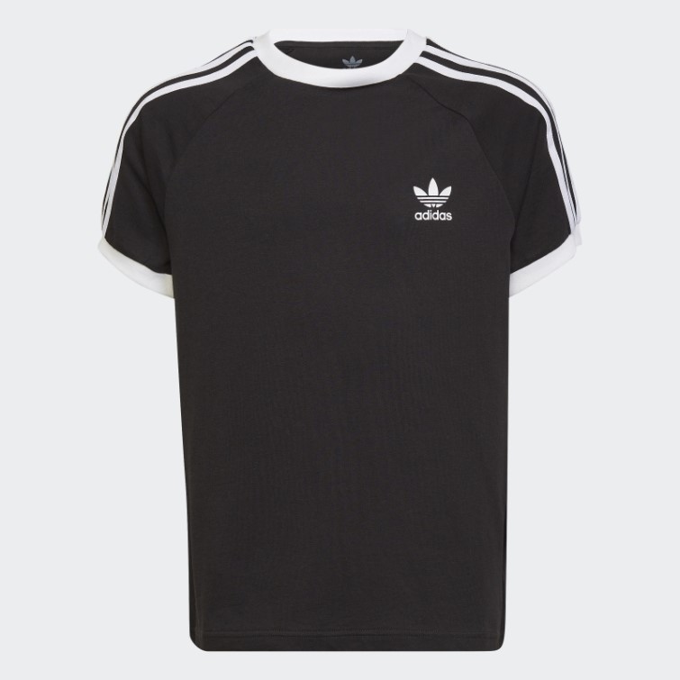 T-shirt Adicolor 3 Bandes Noir Adidas