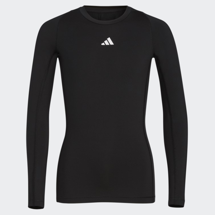 Top Techfit Manches Longues Noir Adidas