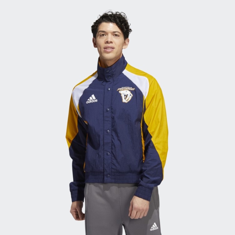Veste Adidas Prédateurs Reverse Retro Bleu Marine