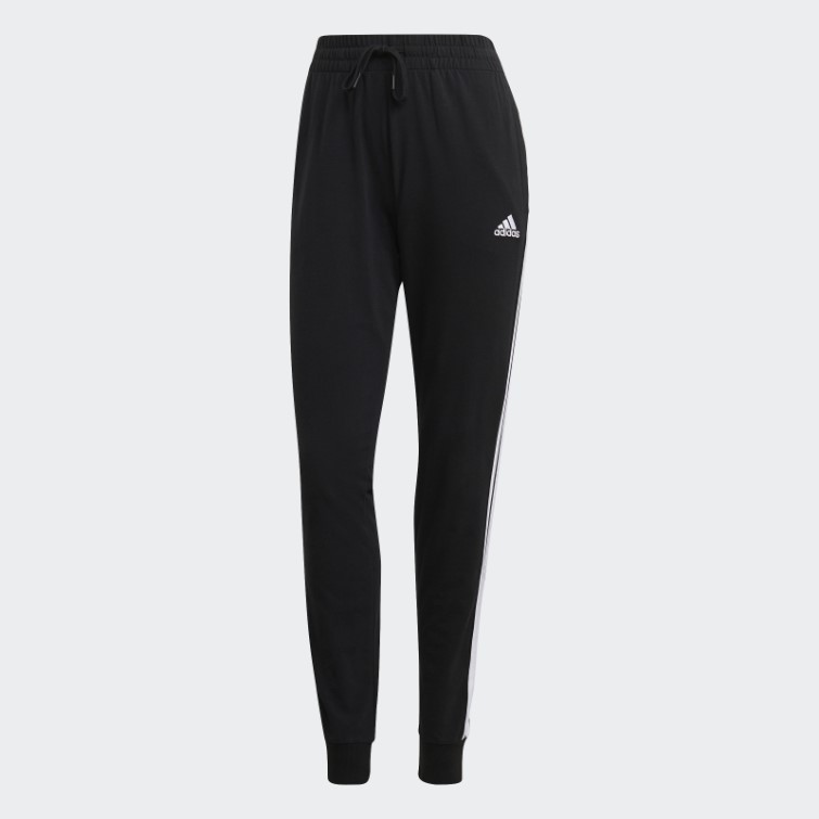 Pantalon En Jersey à 3 Bandes Essentials Noir Adidas