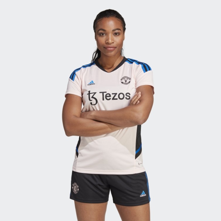 Maillot D'entrainement Manchester United Condivo 22 Rose Icey Adidas