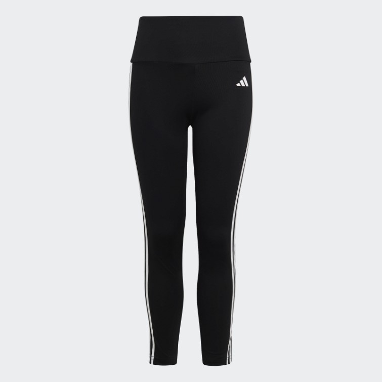 Legging Taille Haute Adidas Essentials Aeroready 3 Bandes Noir