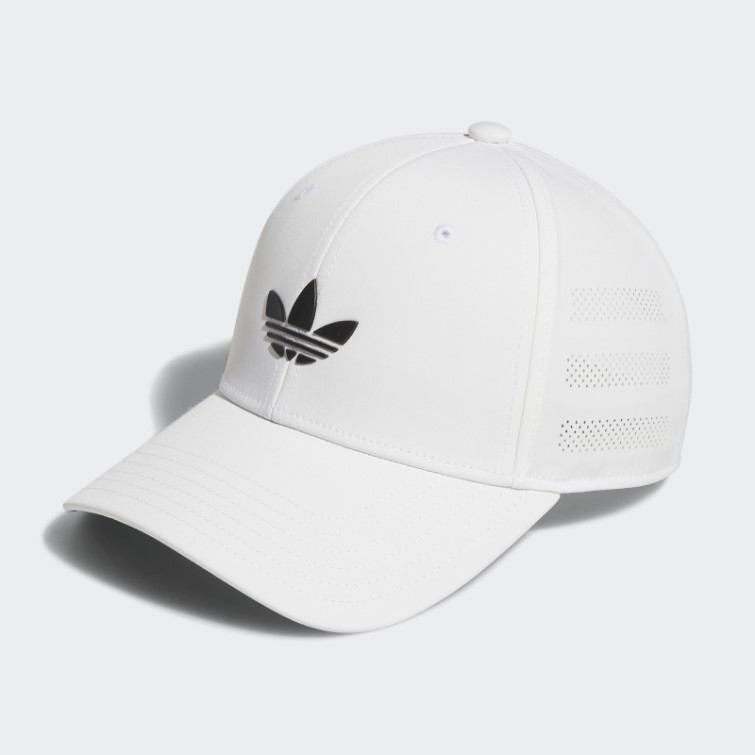 Adidas Beacon Snapback Chapeau Enfant Blanc