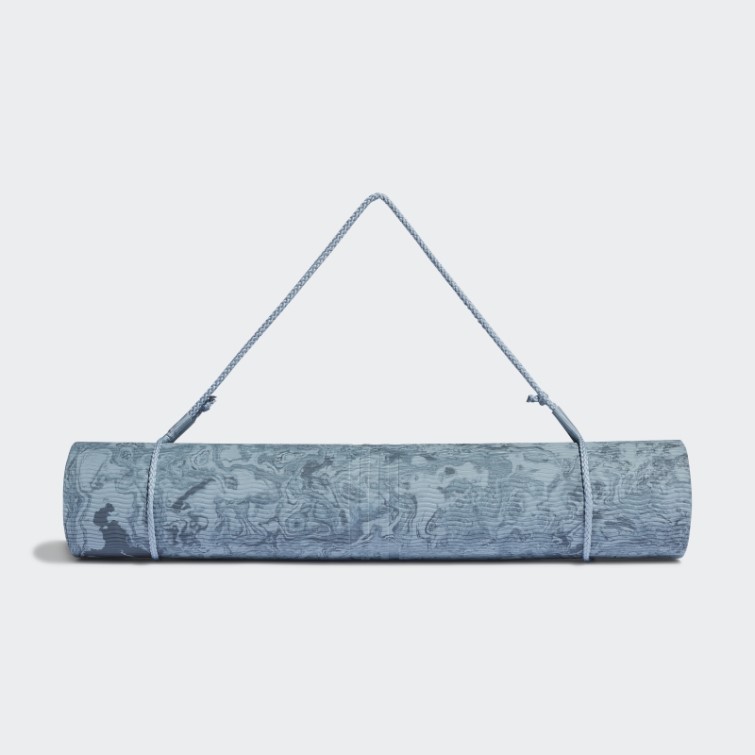 Tapis De Yoga Camouflage En Acier Brut Adidas