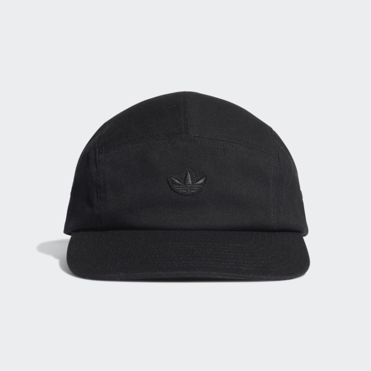 Adidas Casquette Noire à Cinq Panneaux Adicolor