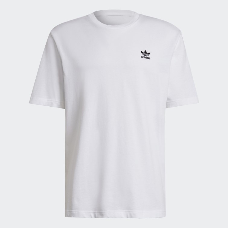 Adicolor Classics T-shirt Boxy Trèfle Blanc à L'arrière Et à L'avant Adidas