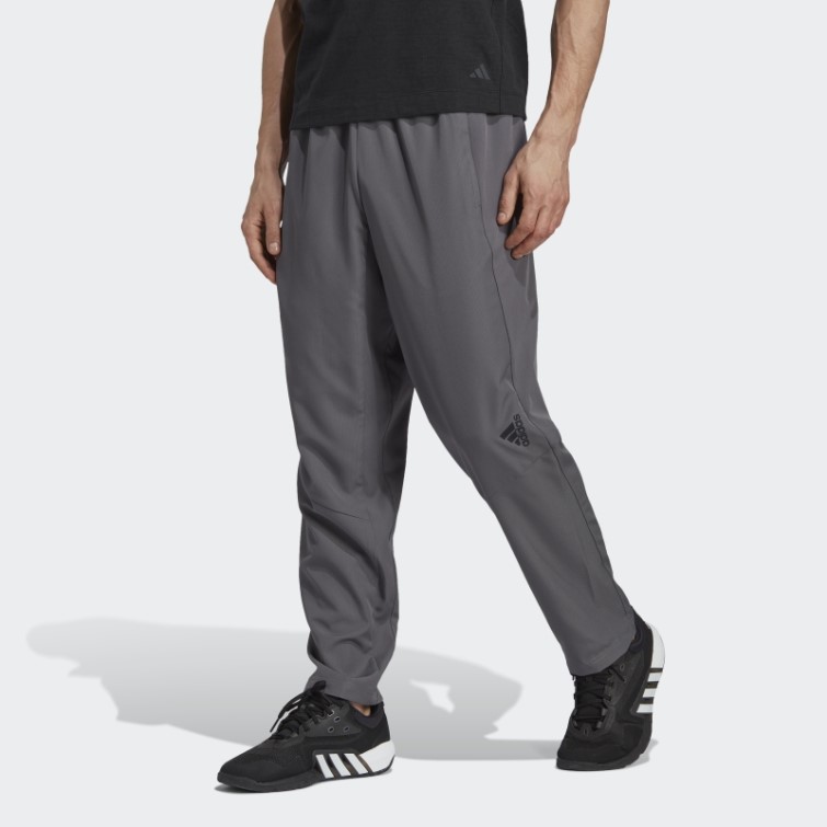 Pantalon D'entraînement Aeroready Conçu Pour Le Mouvement Gris Adidas