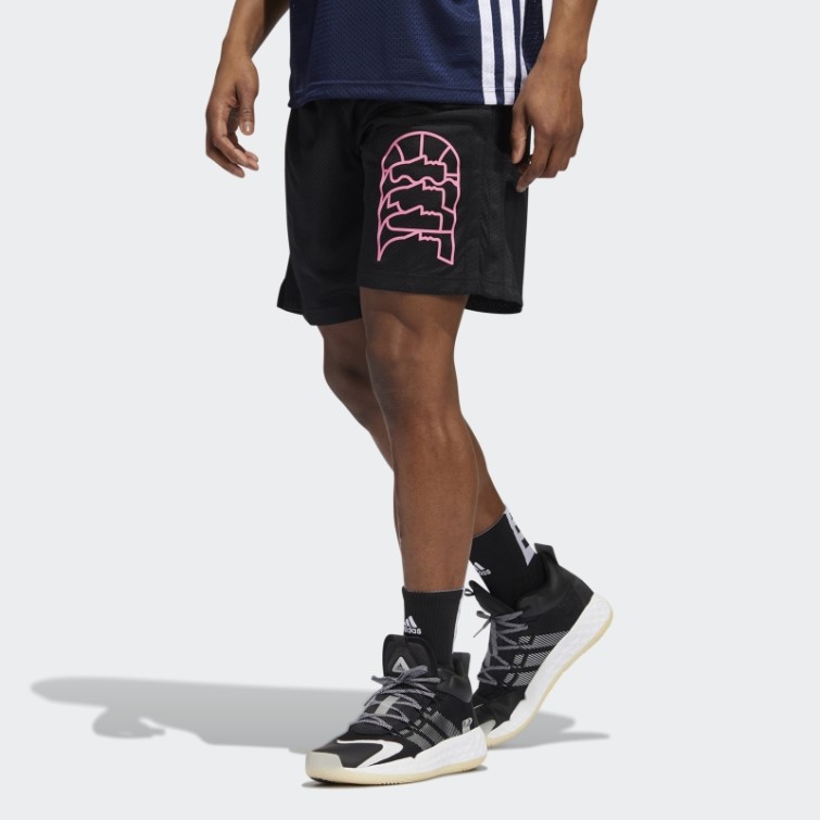 Short Adidas World Wide Hoops Noir (non Genré)