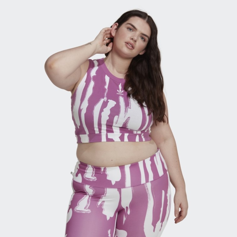 Adidas Thebe Magugu Débardeur (grande Taille) Lilas