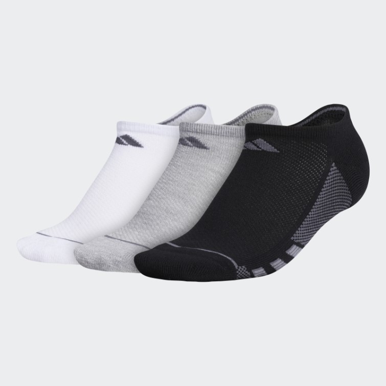 Adidas Chaussettes Invisibles à Rayures Superlite Multicolores 3 Paires