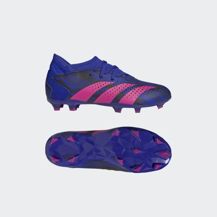 Predator Precision Paul Pogba.3 Firm Ground Boots Bleu Adidas