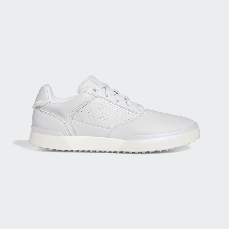 Chaussure De Golf Adidas Retrocross Sans Crampons Blanche