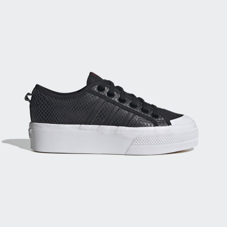 Adidas Nizza Plate-forme Chaussures Gris