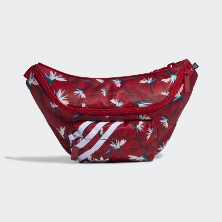 Thebe Magugu X Adidas Sac De Taille Rouge Chaud