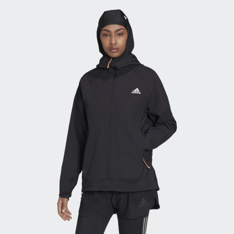 Adidas X-city Running Veste De Running Soft Shell Noir