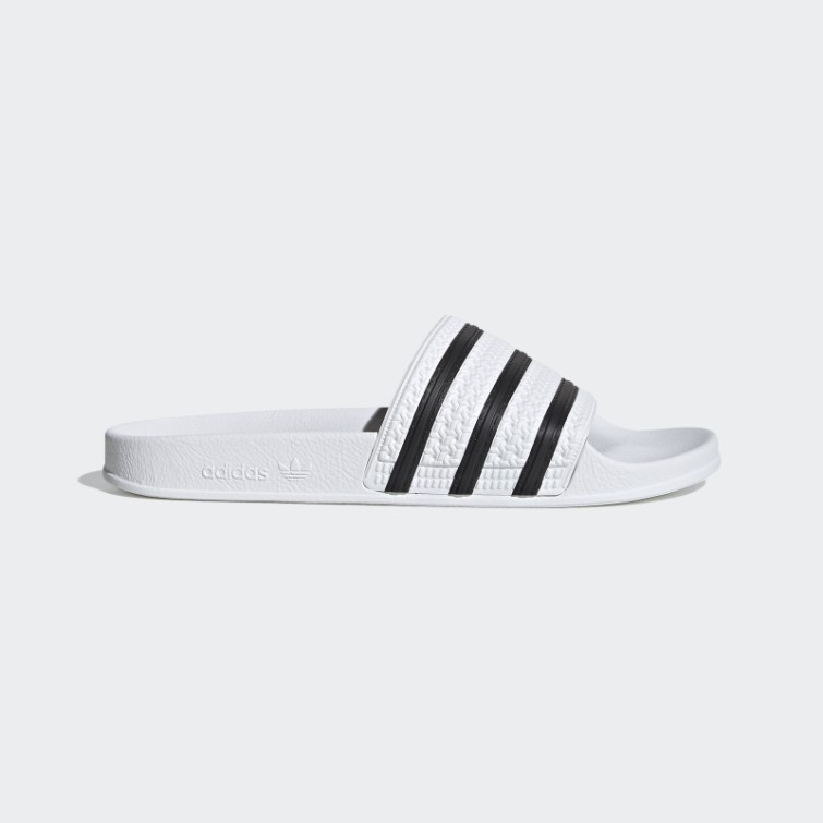 Adidas Adilette Slides Blanc/noir