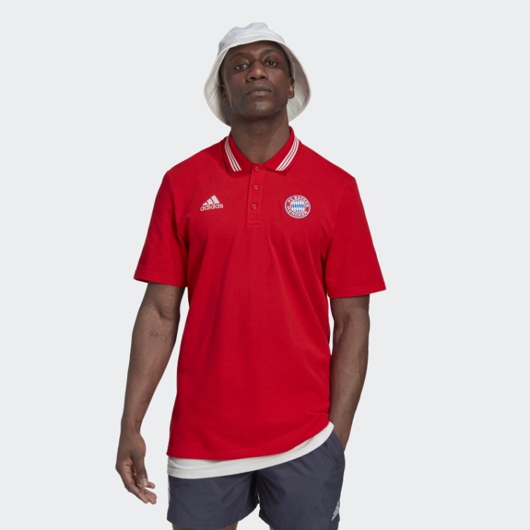 Adidas Polo Fc Bayern Adn Rouge
