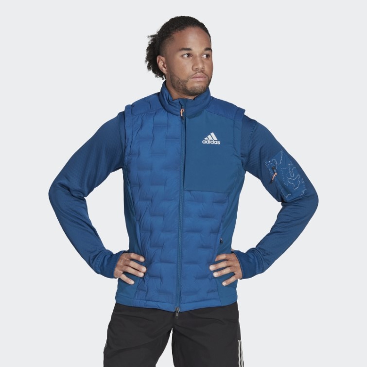 Gilet De Running X-city Adidas Marine
