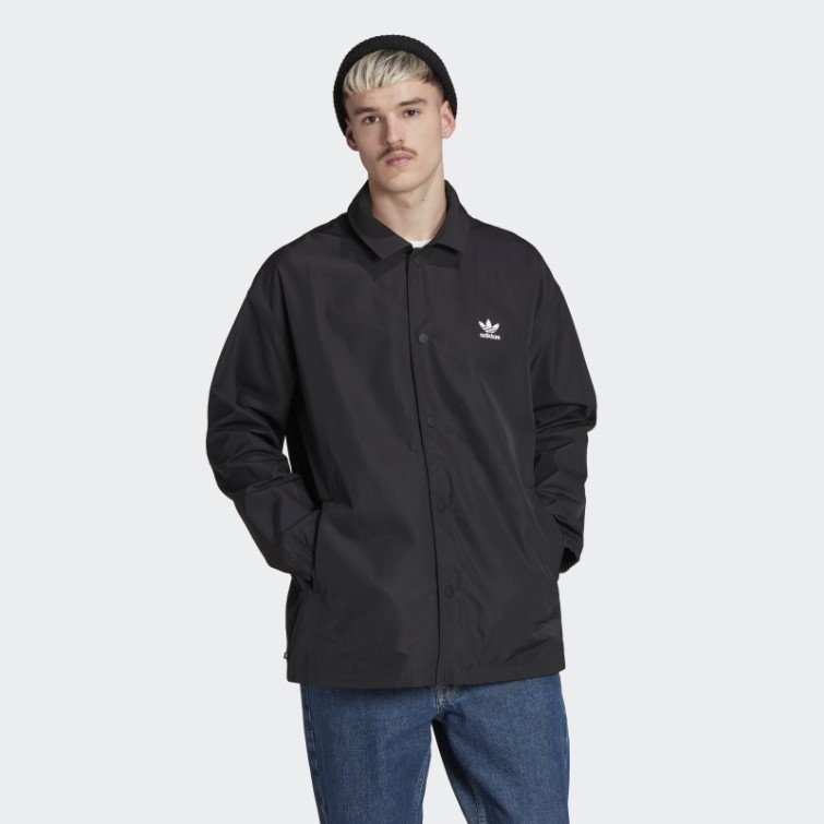 Adidas Adicolor Classics Trèfle Coach Veste Noir
