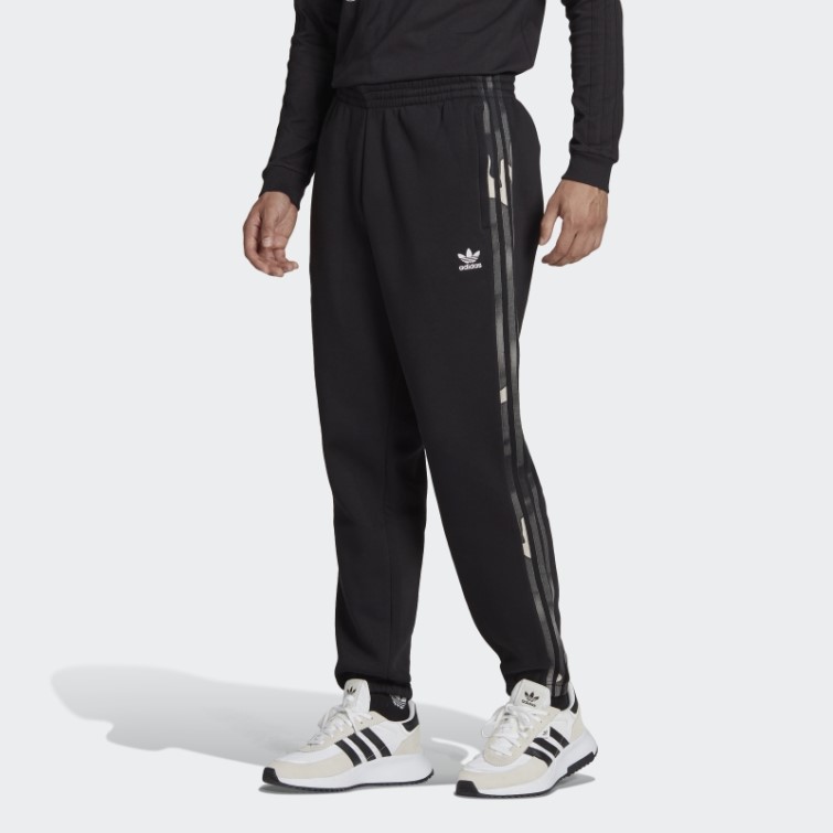 Adidas Pantalon De Survêtement Camouflage Graphique Noir
