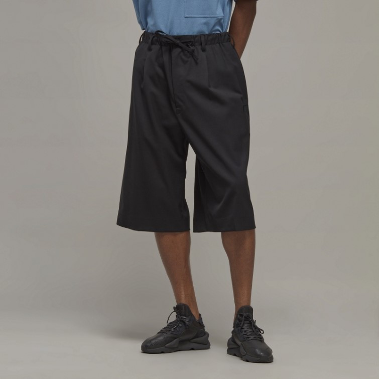 Adidas Y-3 Short Ajusté En Laine Raffinée