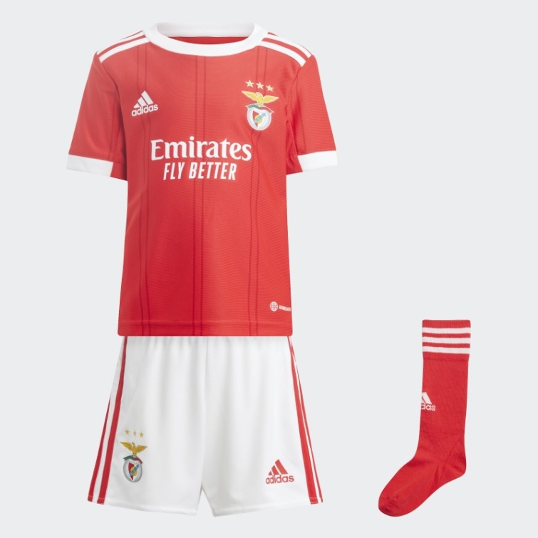 Benfica 22/23 Mini Kit Domicile Adidas Benfica Rouge