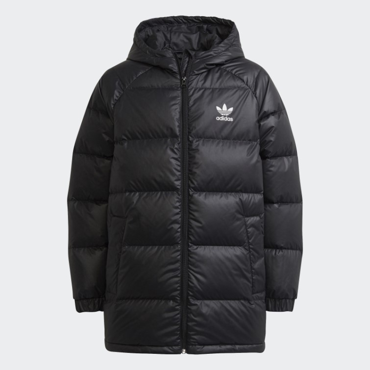 Adidas Doudoune Allongée Adicolor Noir