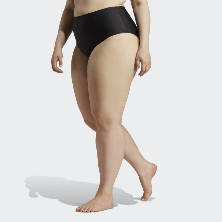 Bas De Bikini Taille Haute (taille Plus) Noir Adidas