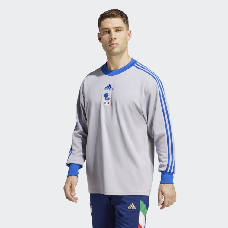 Adidas Maillot De Gardien Italy Icon Gris Gloire