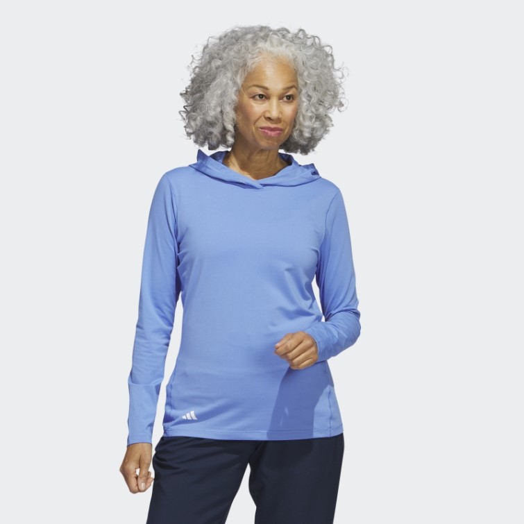 Sweat à Capuche De Golf Adidas Performance Bleu