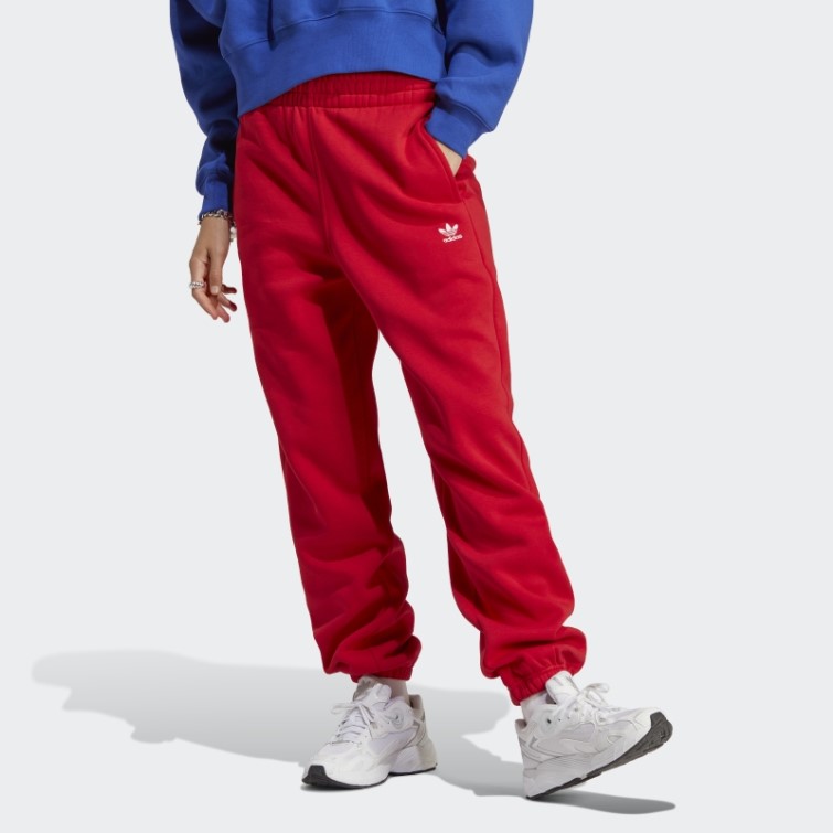 Adidas Pantalon De Jogging Polaire Essentials écarlate